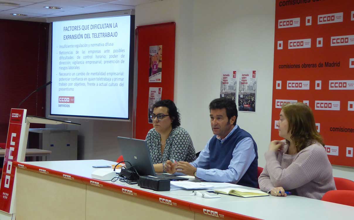 JORNADA SOBRE TELETRABAJO Y SALUD LABORAL,  SERVICIOS TÉCNICOS MADRID
