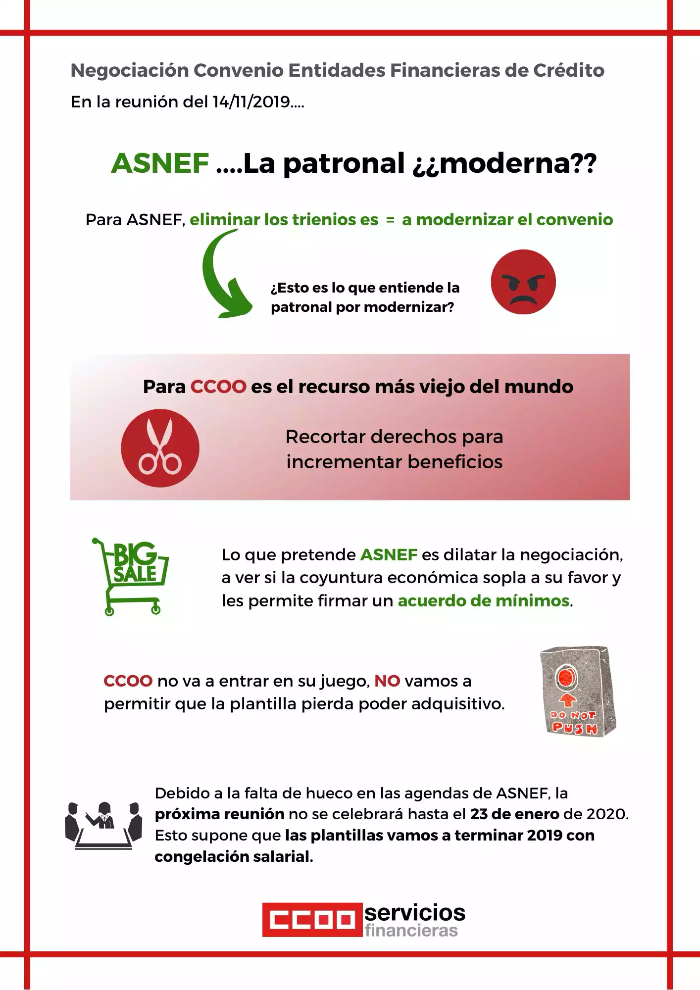 Negociacioon convenio financieras