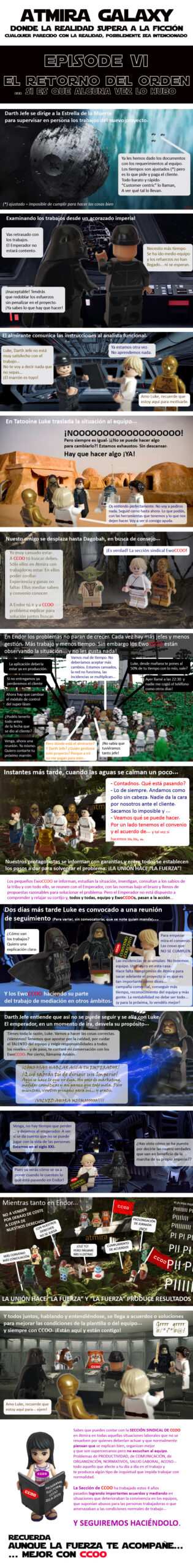 ccoomic episodio VI atmira galaxy