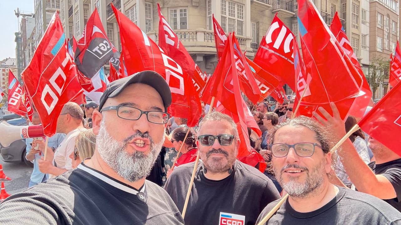 mobilizacións contra o ERE en Teleperformance