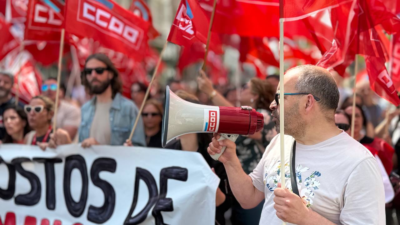 mobilizacións contra o ERE en Teleperformance