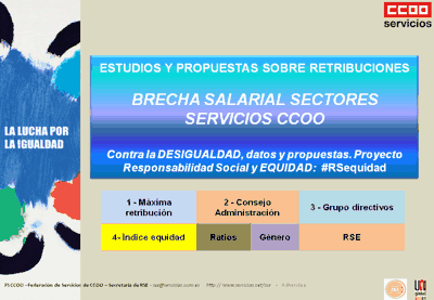 Brecha salarial servicios CCOO