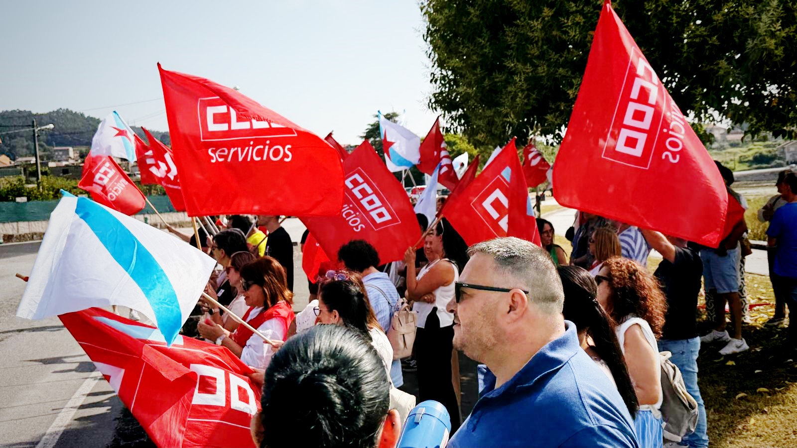 concentración convenio comercio alimentación Ourense