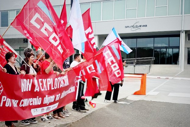 concentración convenio comercio alimentación Ourense