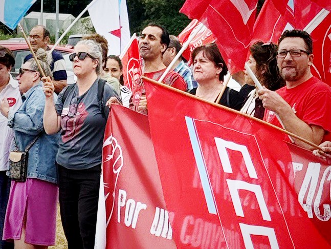 concentración convenio comercio alimentación Ourense