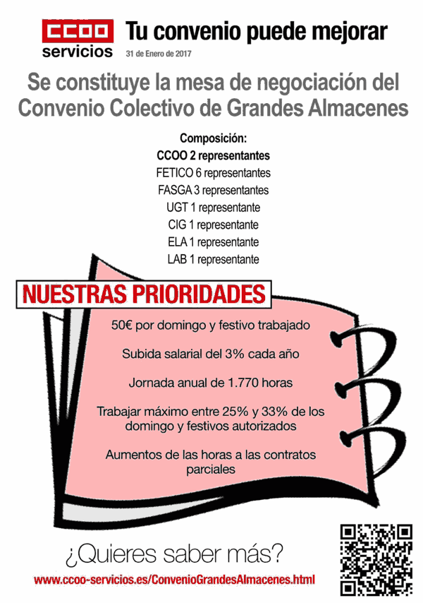 convenio grandes almacenes