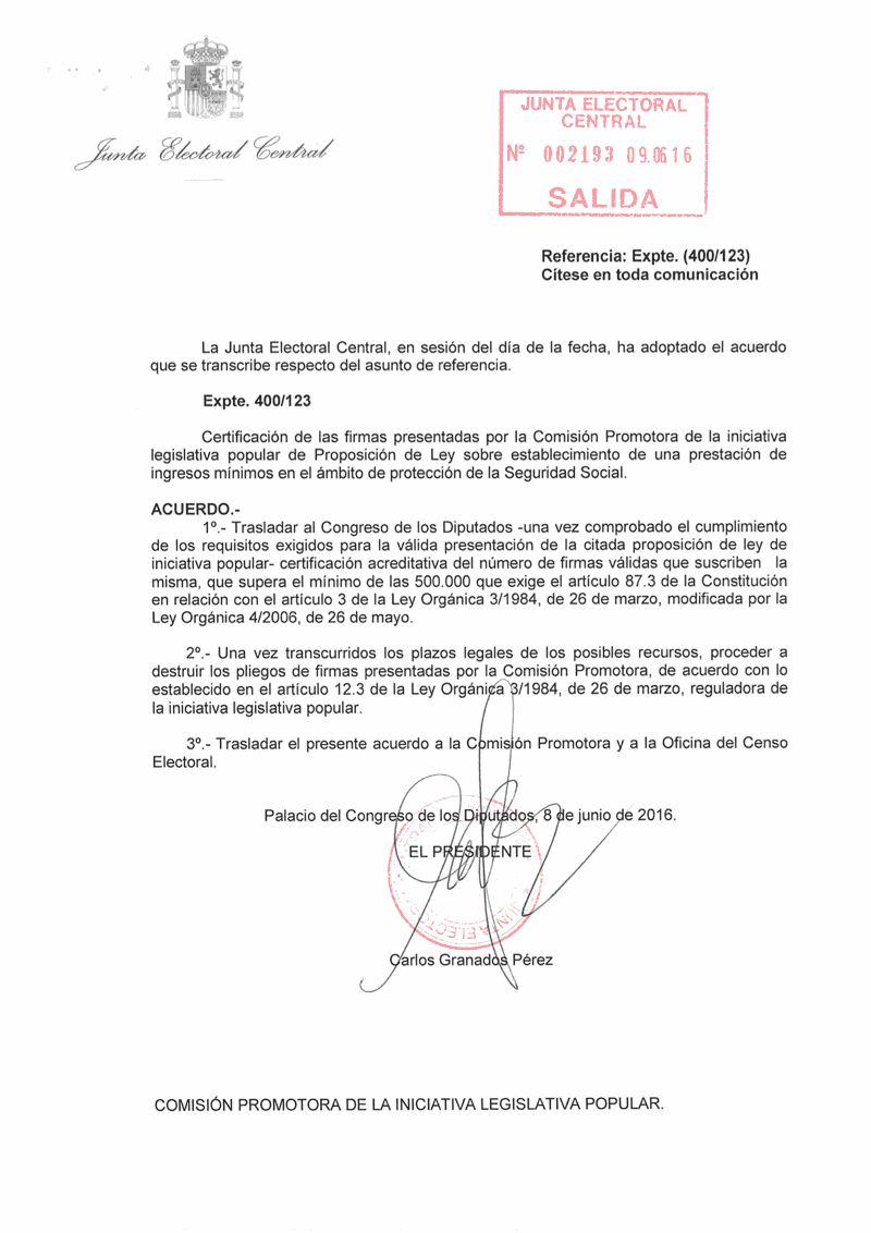 autorizaci0n firmas ILP renta minima