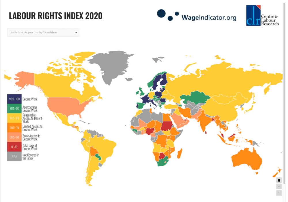 Derechos laborales en el mundo
