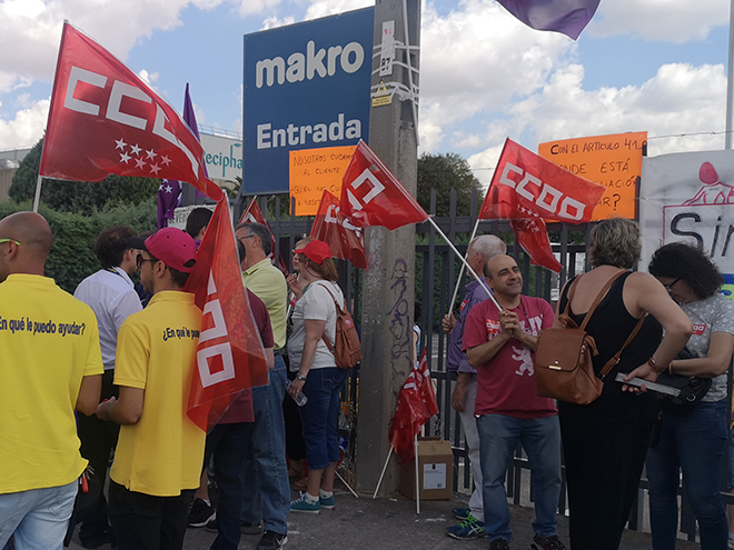 Concentración en Makro en Leganés