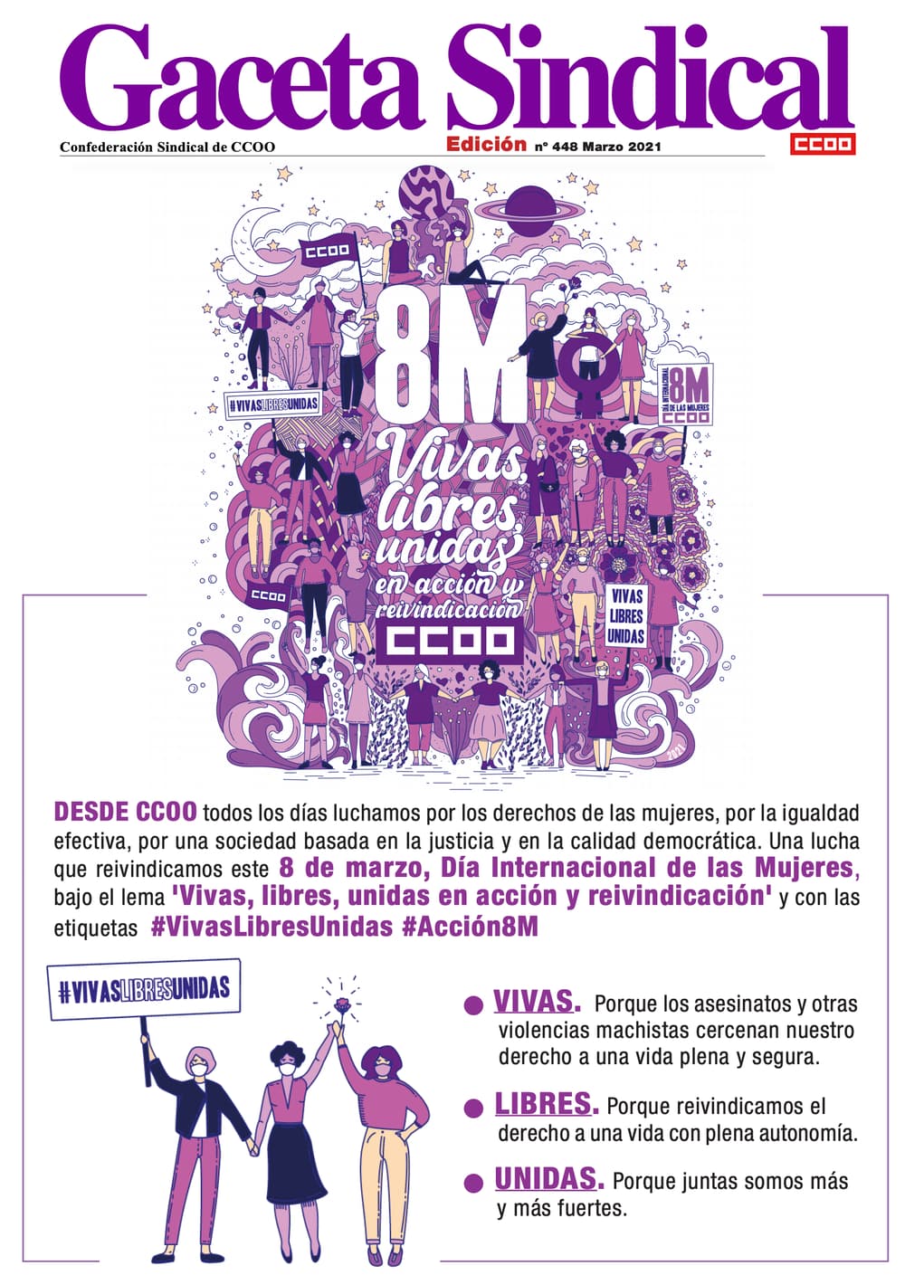 GAceta Sindical 8 de marzo CCOO