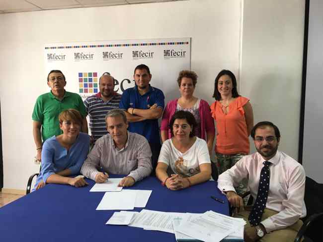 Firma Convenio Comercio Textil lCiudad Real